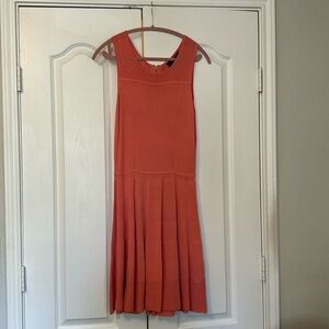 Cynthia Rowley melon colored knit sleeveless dress size medium